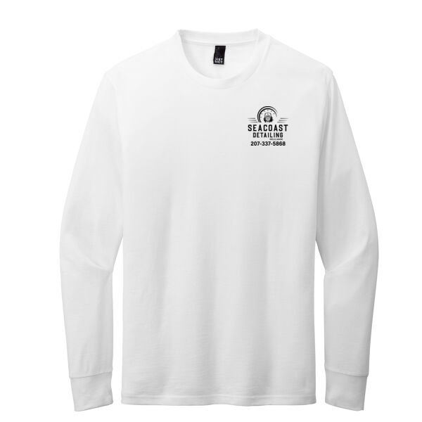 Standard Logo Long Sleeve in White Thumbnail